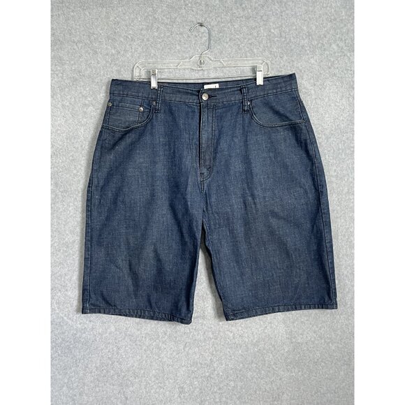 Levi's Mens 569 Jean Shorts Loose Straight Size 36  Blue Denim - Picture 1 of 9